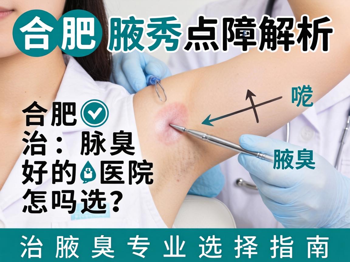 合肥腋秀解析，合肥治腋臭好的医院怎么选？治腋臭专业选择指南
