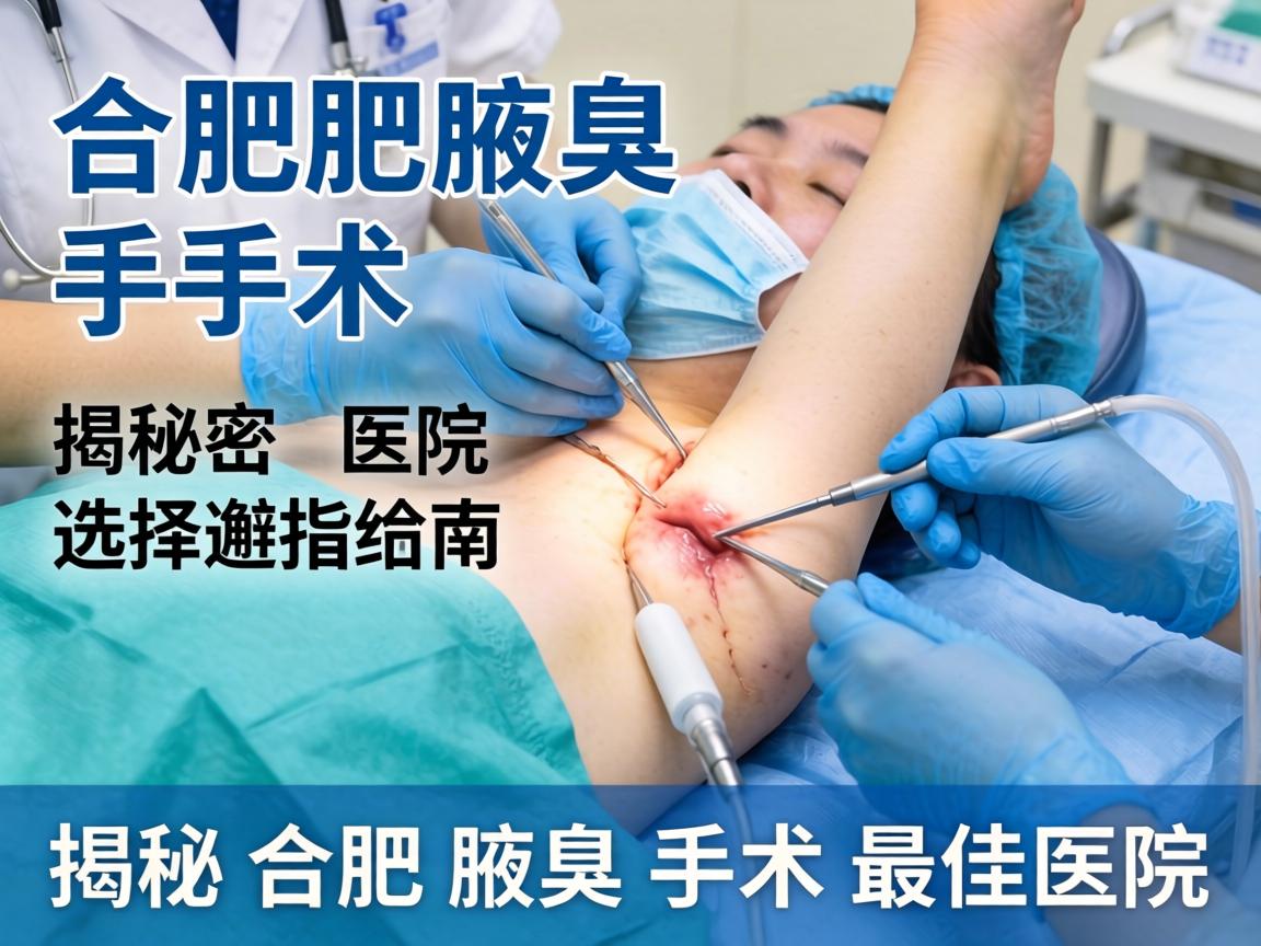合肥腋臭手术医院选择指南，揭秘合肥腋臭手术最佳医院
