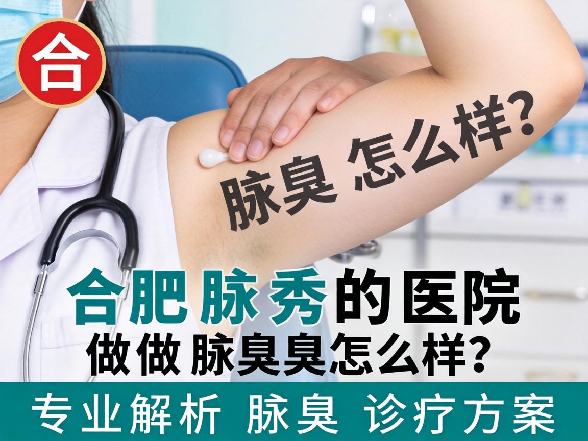 合肥腋秀医院做腋臭怎么样？专业解析腋臭诊疗方案