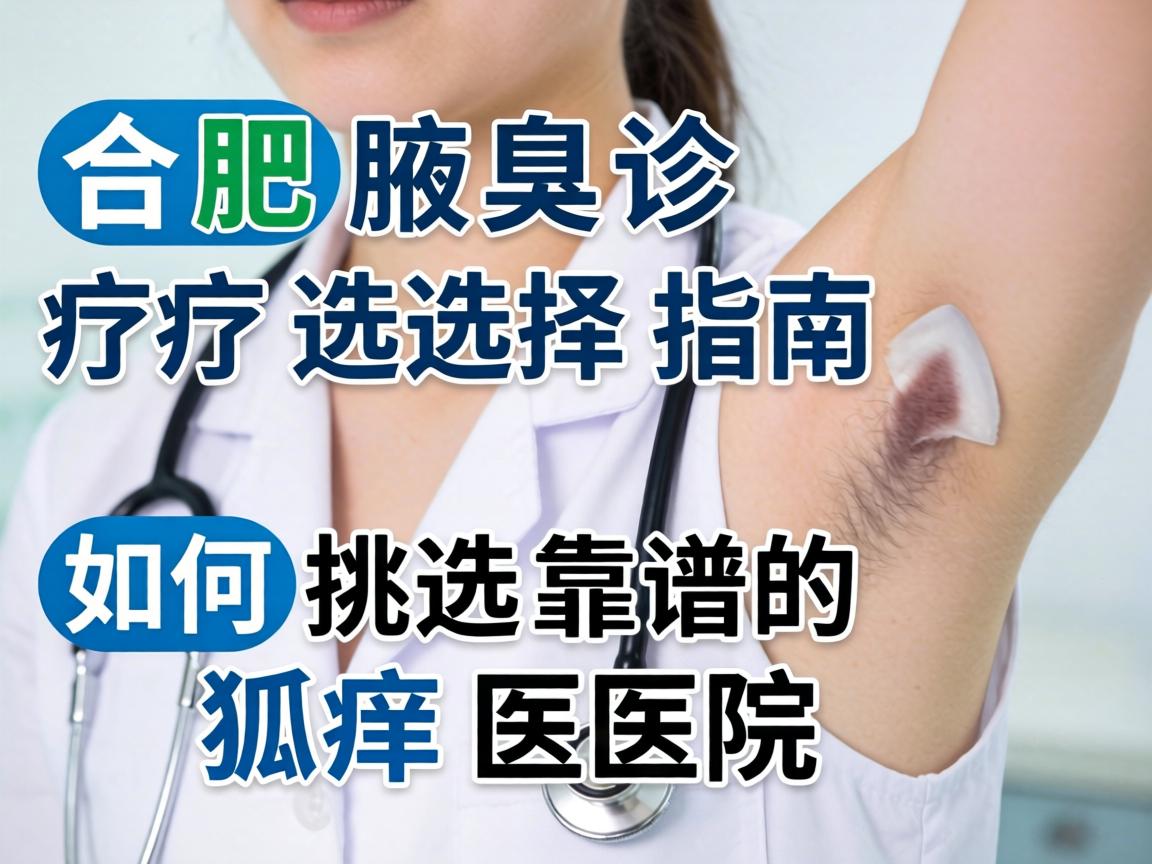 合肥腋臭诊疗选择指南，如何挑选靠谱的狐臭医院