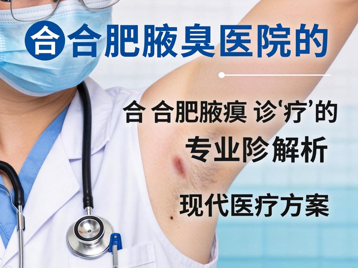 合肥腋臭医院专业解析，合肥腋臭诊疗的现代医疗方案