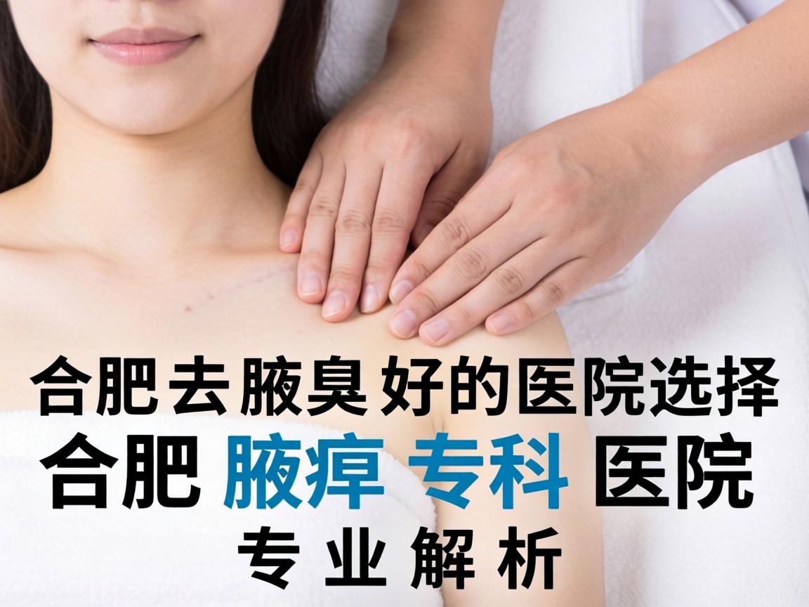 合肥去腋臭好的医院选择，合肥腋臭专科医院专业解析