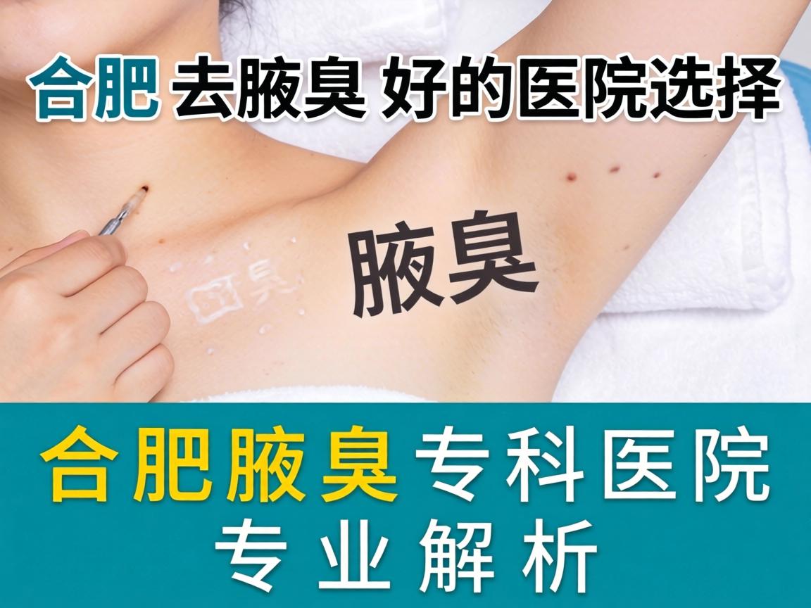 合肥去腋臭好的医院选择，合肥腋臭专科医院专业解析