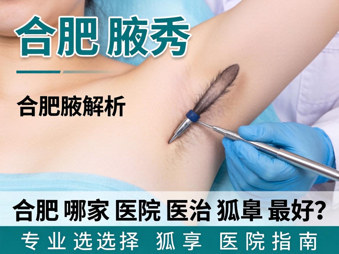 合肥腋秀解析，合肥哪家医院医治狐臭最好？专业选择狐臭医院指南