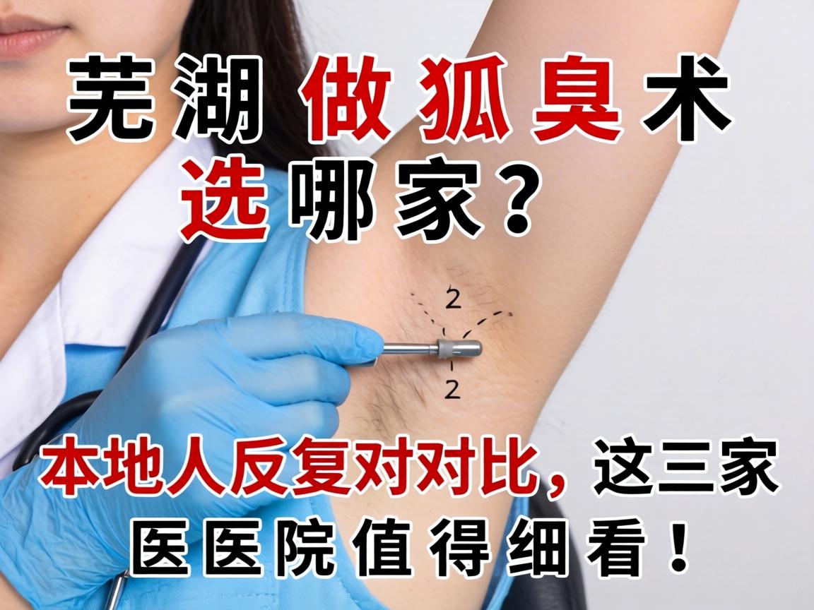 芜湖做狐臭术选哪家？本地人反复对比，这三家医院值得细看！