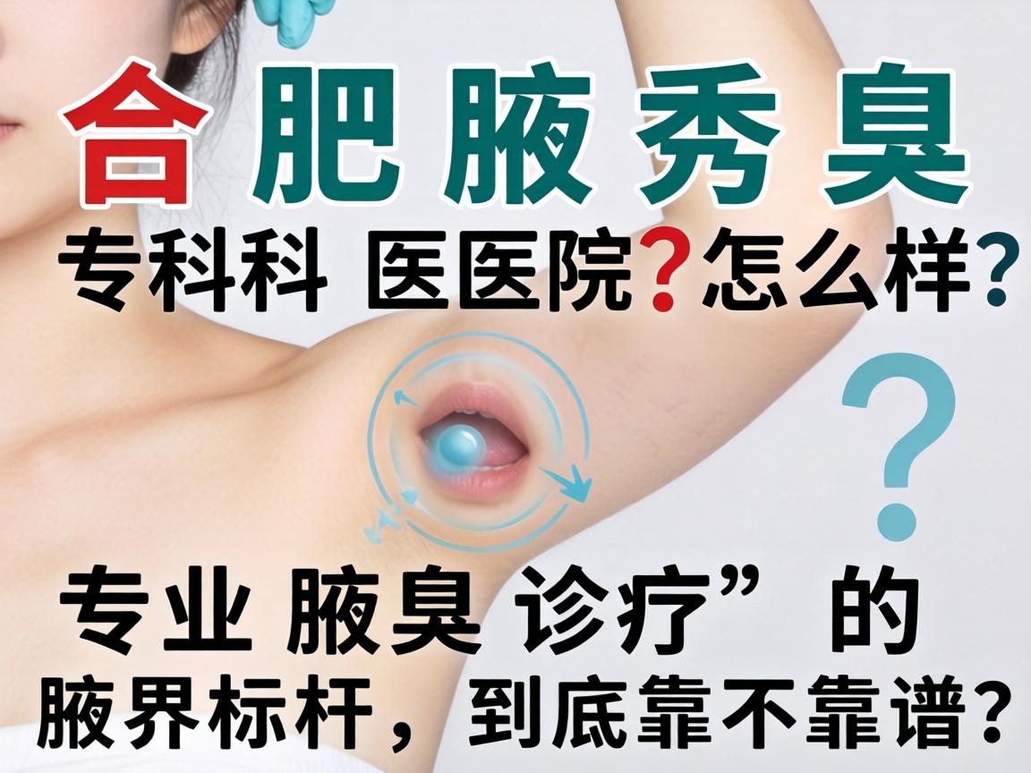 合肥腋秀腋臭专科医院怎么样？专业腋臭诊疗的腋界标杆，到底靠不靠谱？