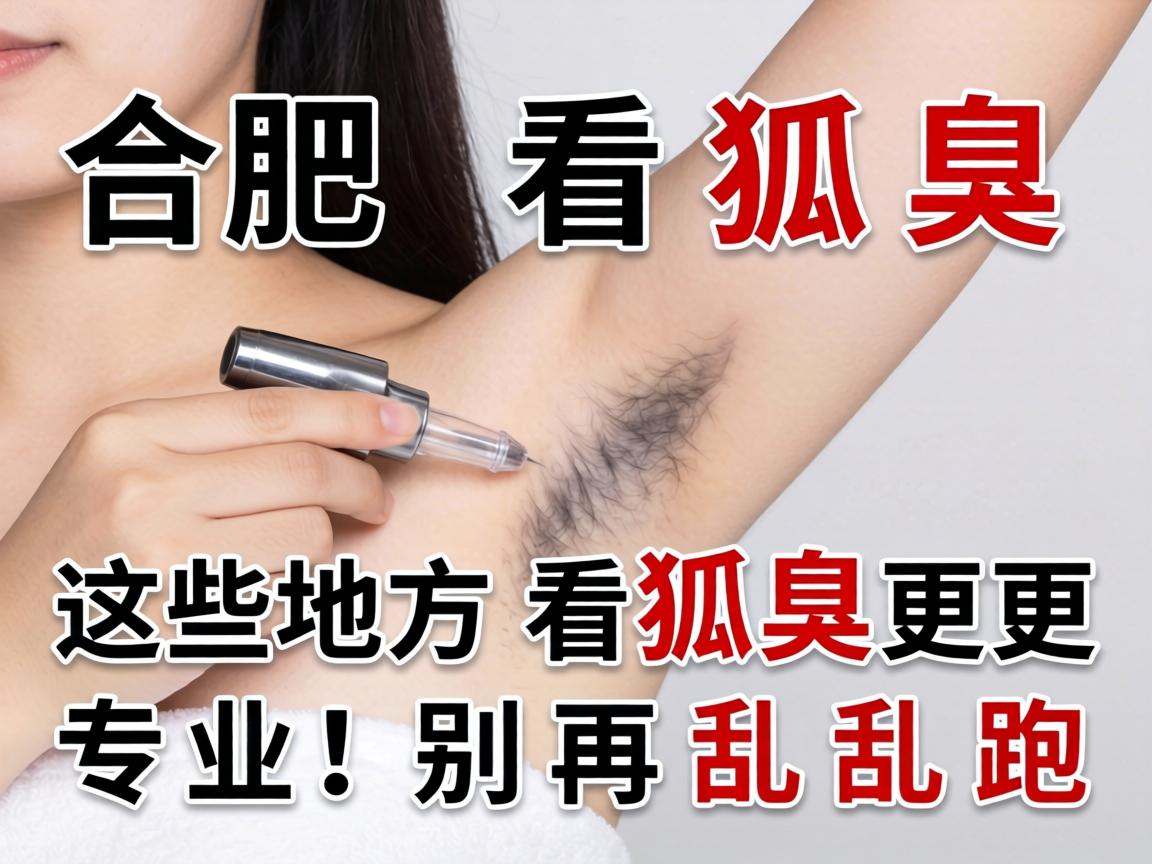 合肥看狐臭，这些地方看狐臭更专业！别再乱跑