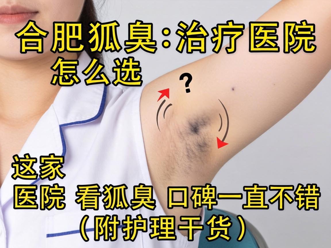 合肥狐臭治疗医院怎么选？这家医院看狐臭口碑一直不错（附护理干货）