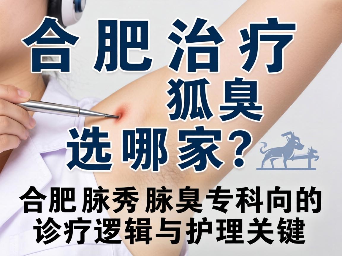 合肥治疗狐臭选哪家？合肥腋秀腋臭专科的诊疗逻辑与护理关键