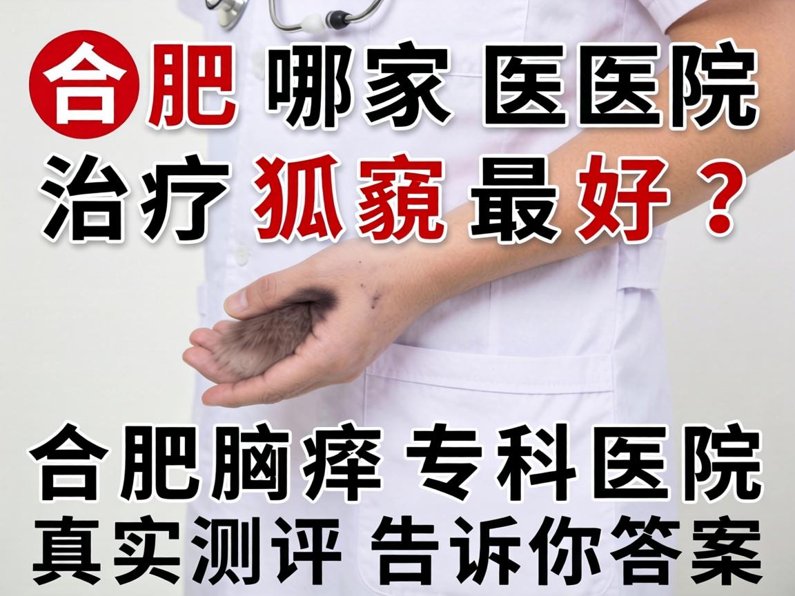 合肥哪家医院治疗狐臭最好？合肥腋臭专科医院真实测评告诉你答案