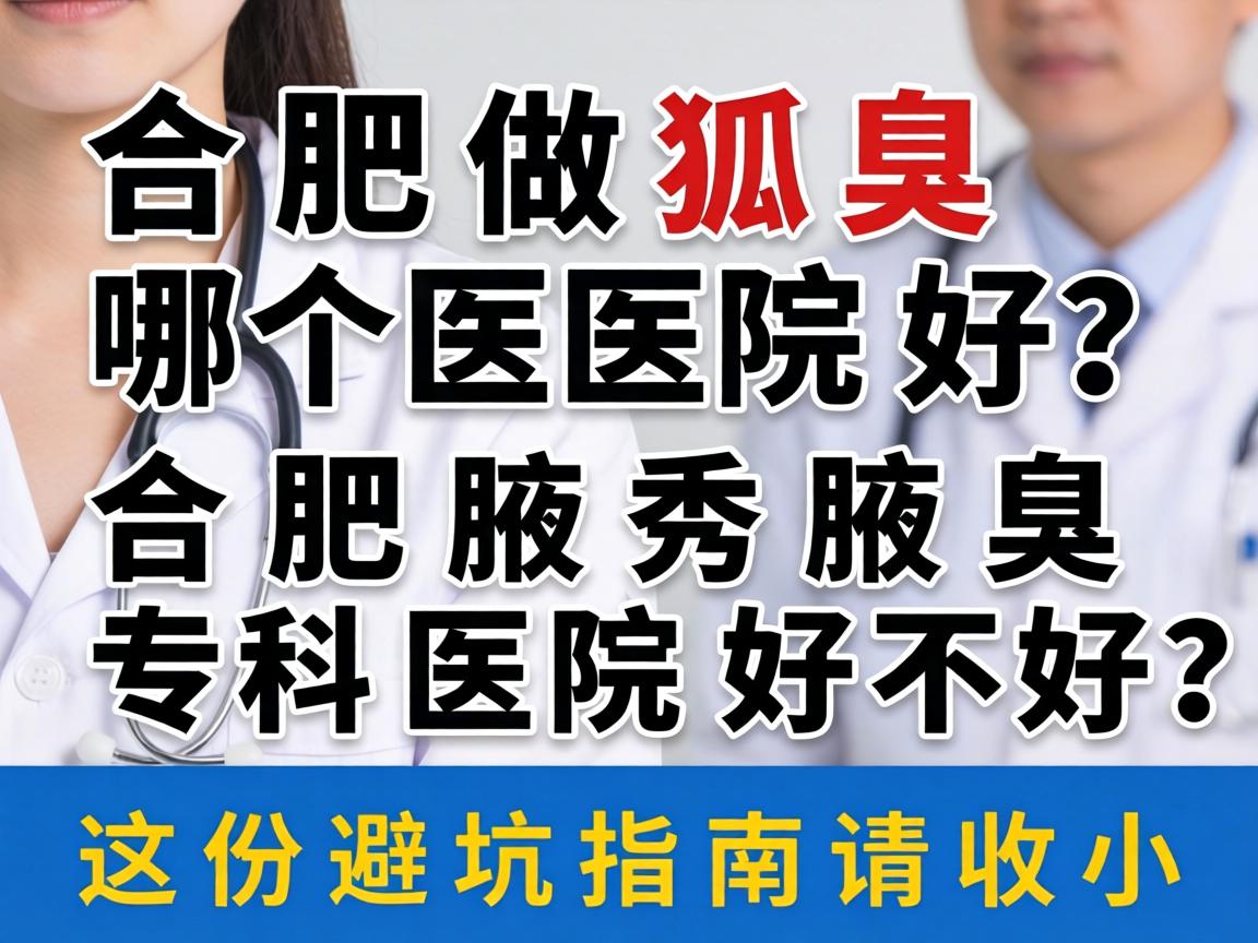 合肥做狐臭哪个医院好?合肥腋秀腋臭专科医院好不好?这份避坑指南请收好 合肥做狐臭哪个医院好?合肥腋秀腋臭专科医院好不好?这份避坑指南请收好