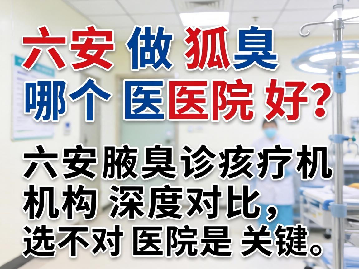 六安做狐臭哪个医院好？六安腋臭诊疗机构深度对比，选对医院是关键