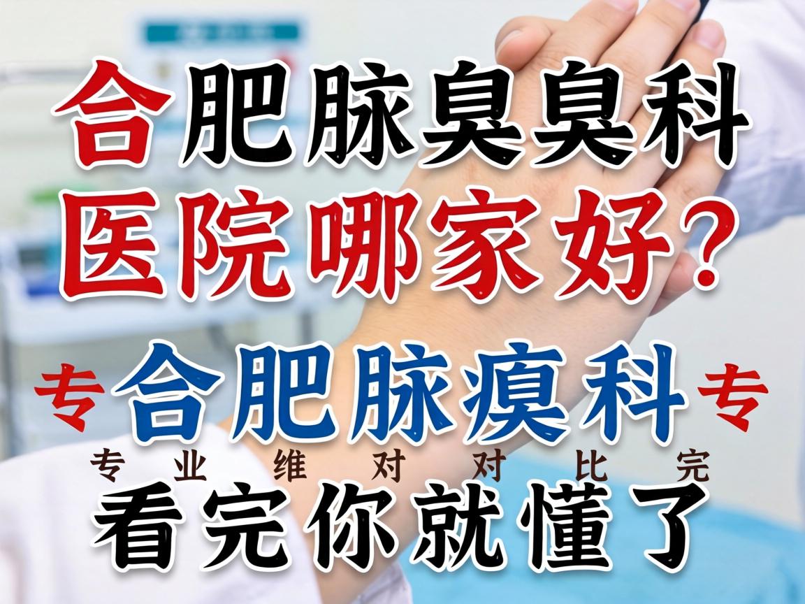 合肥腋臭医院哪家好？合肥腋臭科专业对比，看完你就懂了