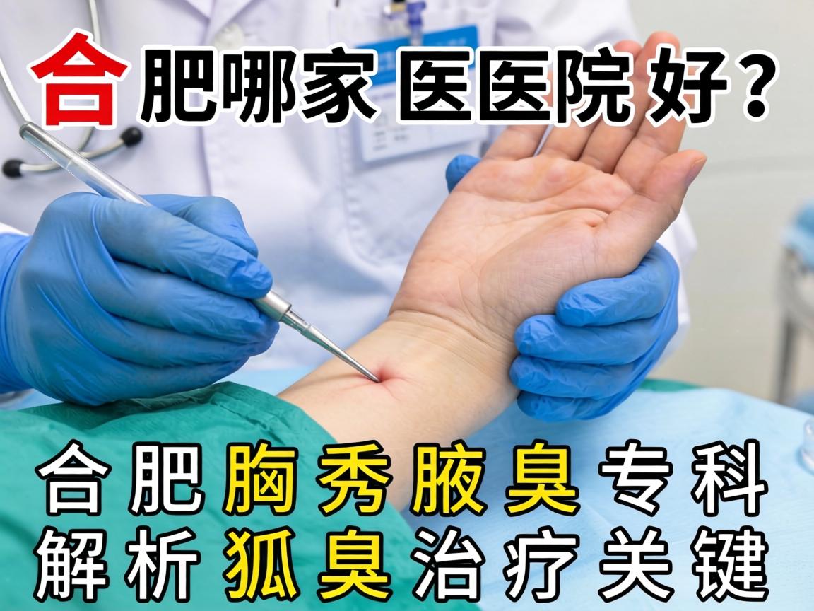 合肥狐臭手术哪家医院好？合肥腋秀腋臭专科解析狐臭治疗关键