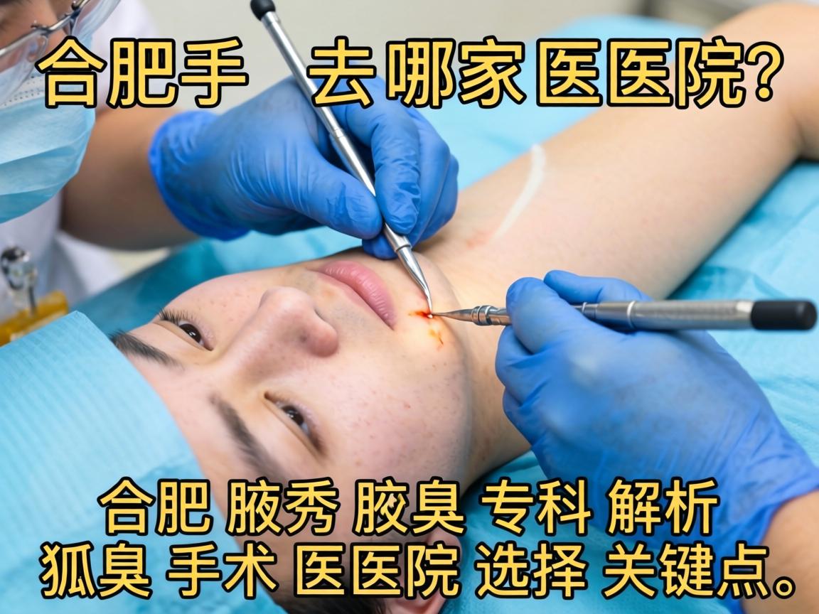 合肥狐臭手术去哪家医院？合肥腋秀腋臭专科解析狐臭手术医院选择关键点