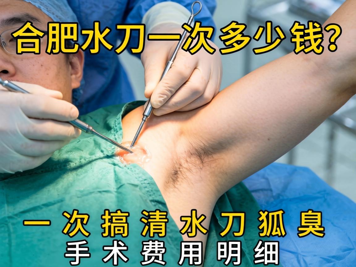 合肥水刀狐臭手术一次多少钱？一次搞清水刀狐臭手术费用明细