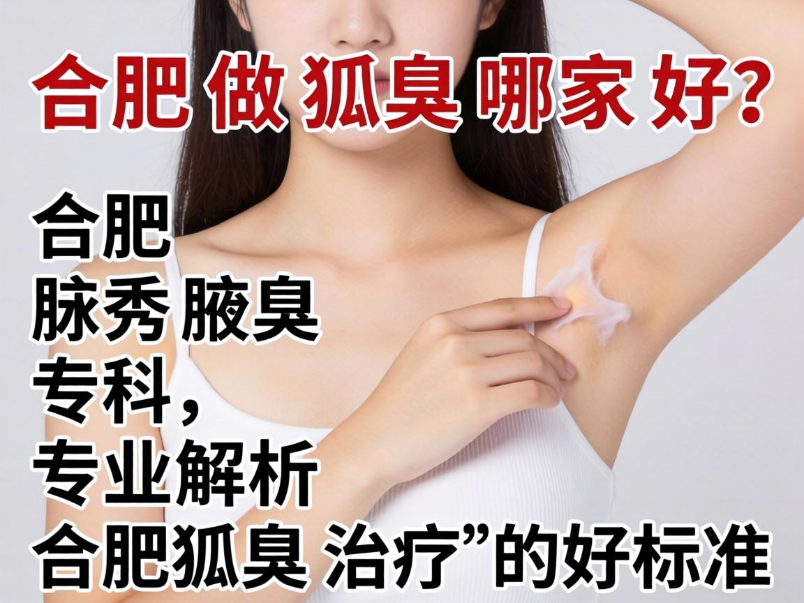 合肥做狐臭哪家好？合肥腋秀腋臭专科，专业解析合肥狐臭治疗的好标准