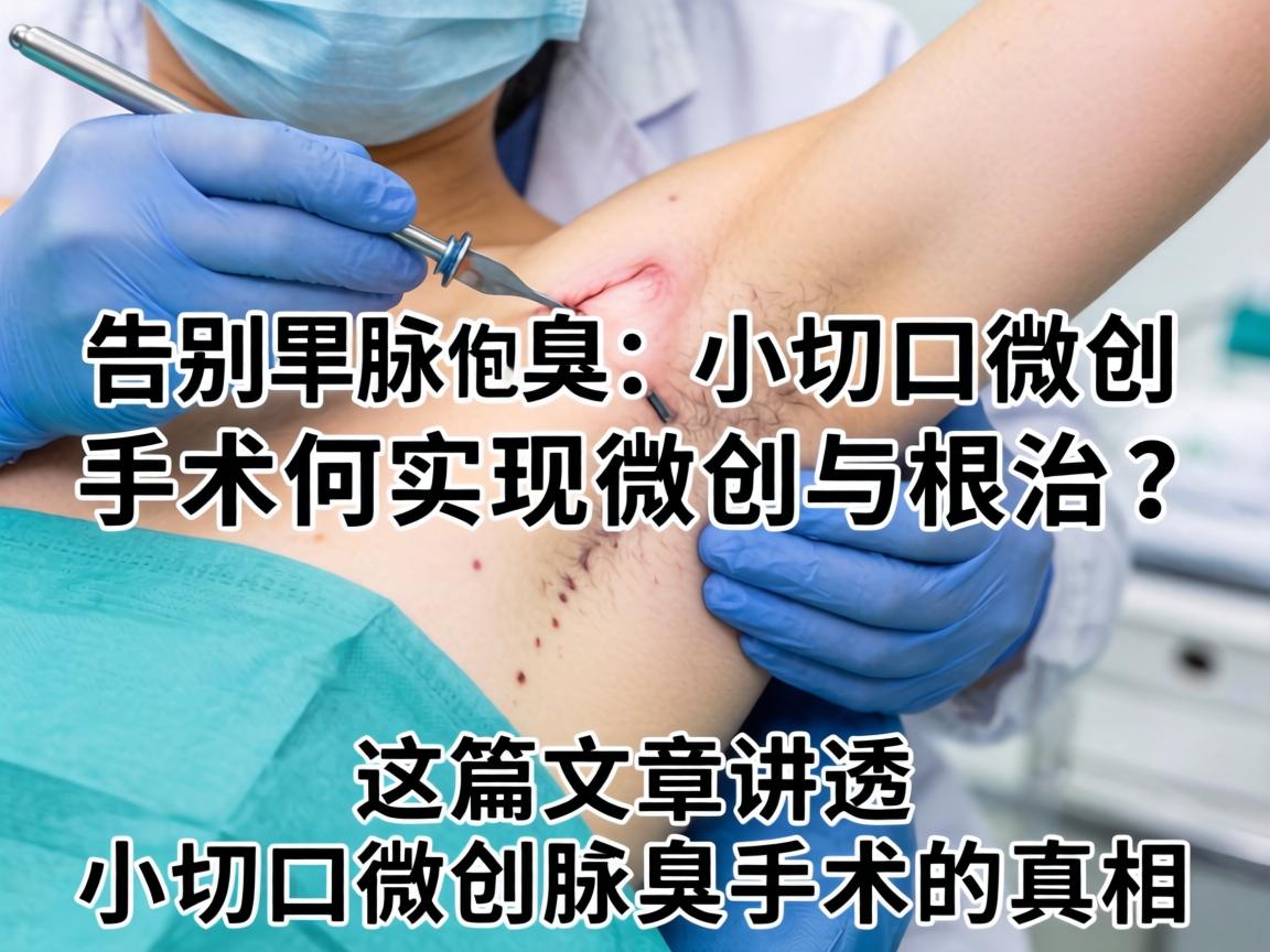 告别腋臭，小切口微创手术如何实现微创与根治？这篇文章讲透小切口微创腋臭手术的真相