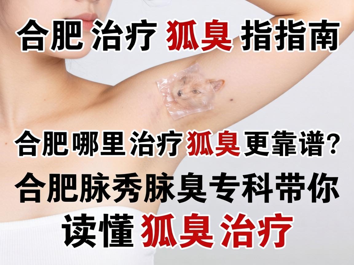合肥治疗狐臭指南，合肥哪里治疗狐臭更靠谱？合肥腋秀腋臭专科带你读懂狐臭治疗
