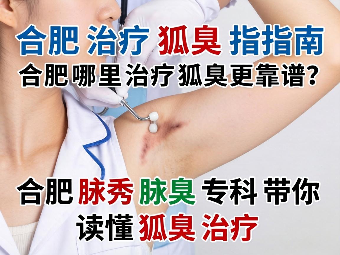 合肥治疗狐臭指南，合肥哪里治疗狐臭更靠谱？合肥腋秀腋臭专科带你读懂狐臭治疗