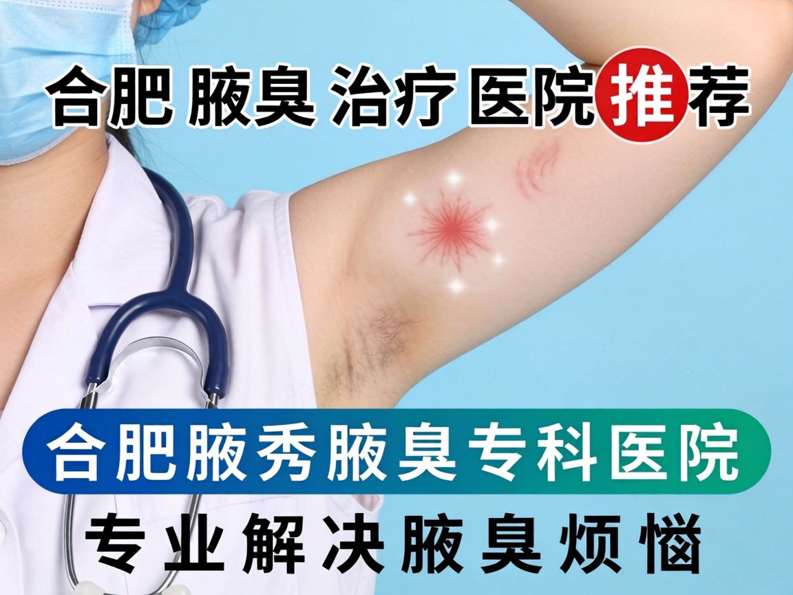 合肥腋臭治疗医院推荐，合肥腋秀腋臭专科医院，专业解决腋臭烦恼