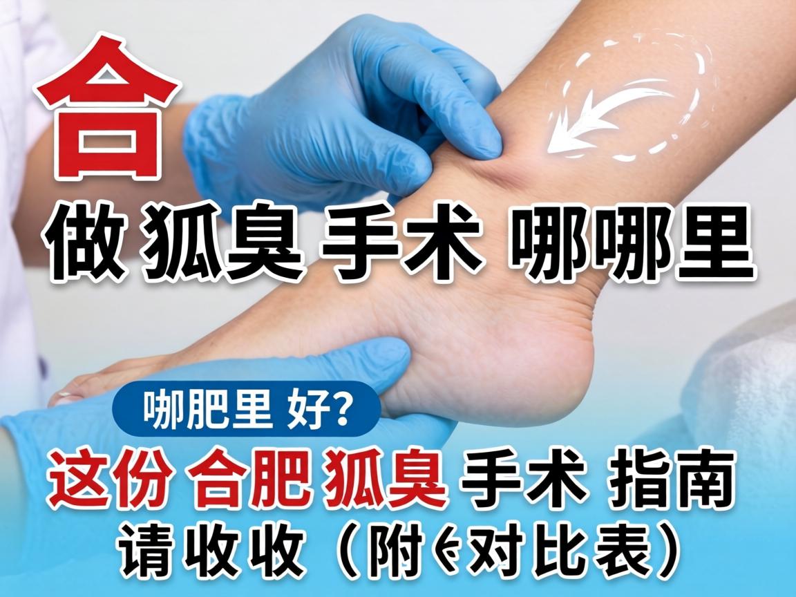 合肥做狐臭手术，哪里好？这份合肥狐臭手术指南请收好（附对比表）