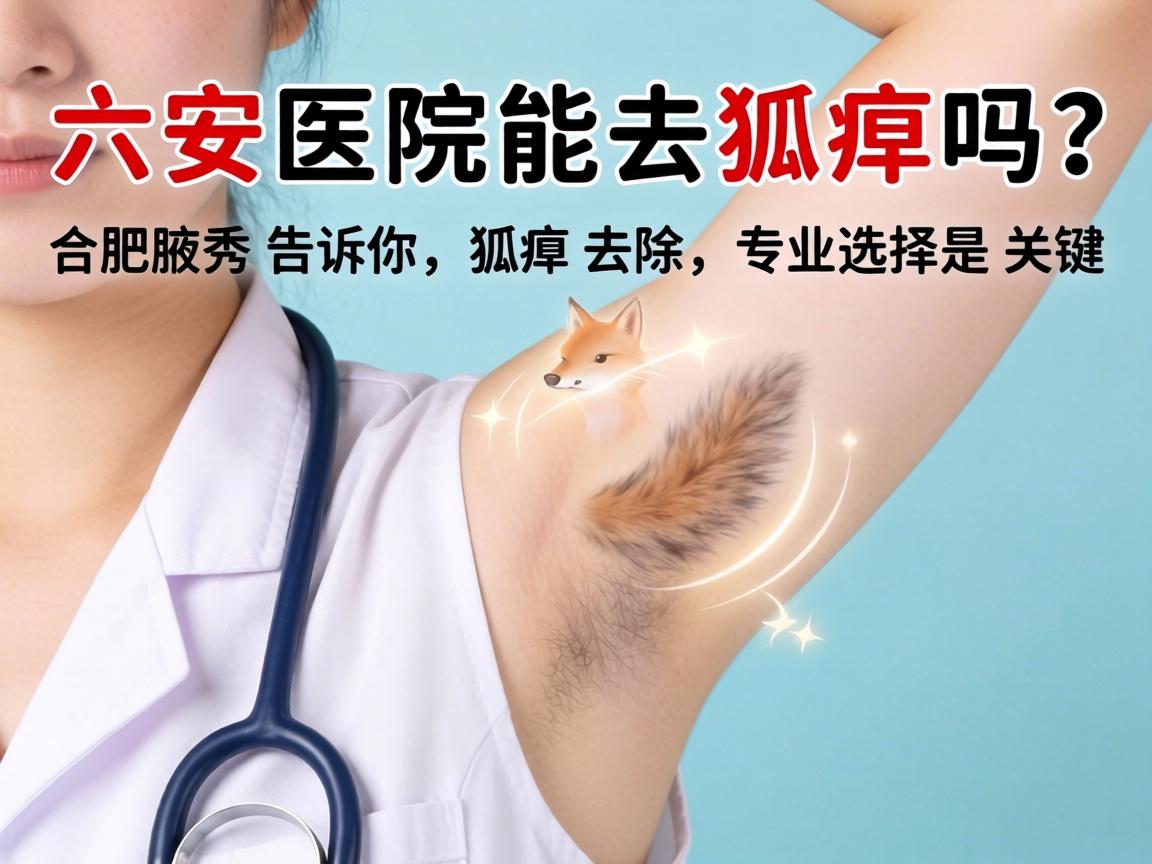 六安医院能去狐臭吗？合肥腋秀告诉你，狐臭去除，专业选择是关键