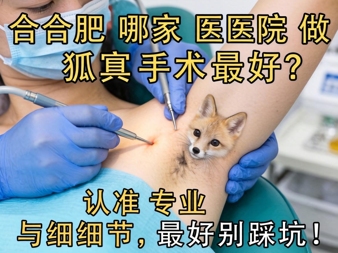 合肥哪家医院做狐臭手术最好？认准专业与细节，最好别踩坑！