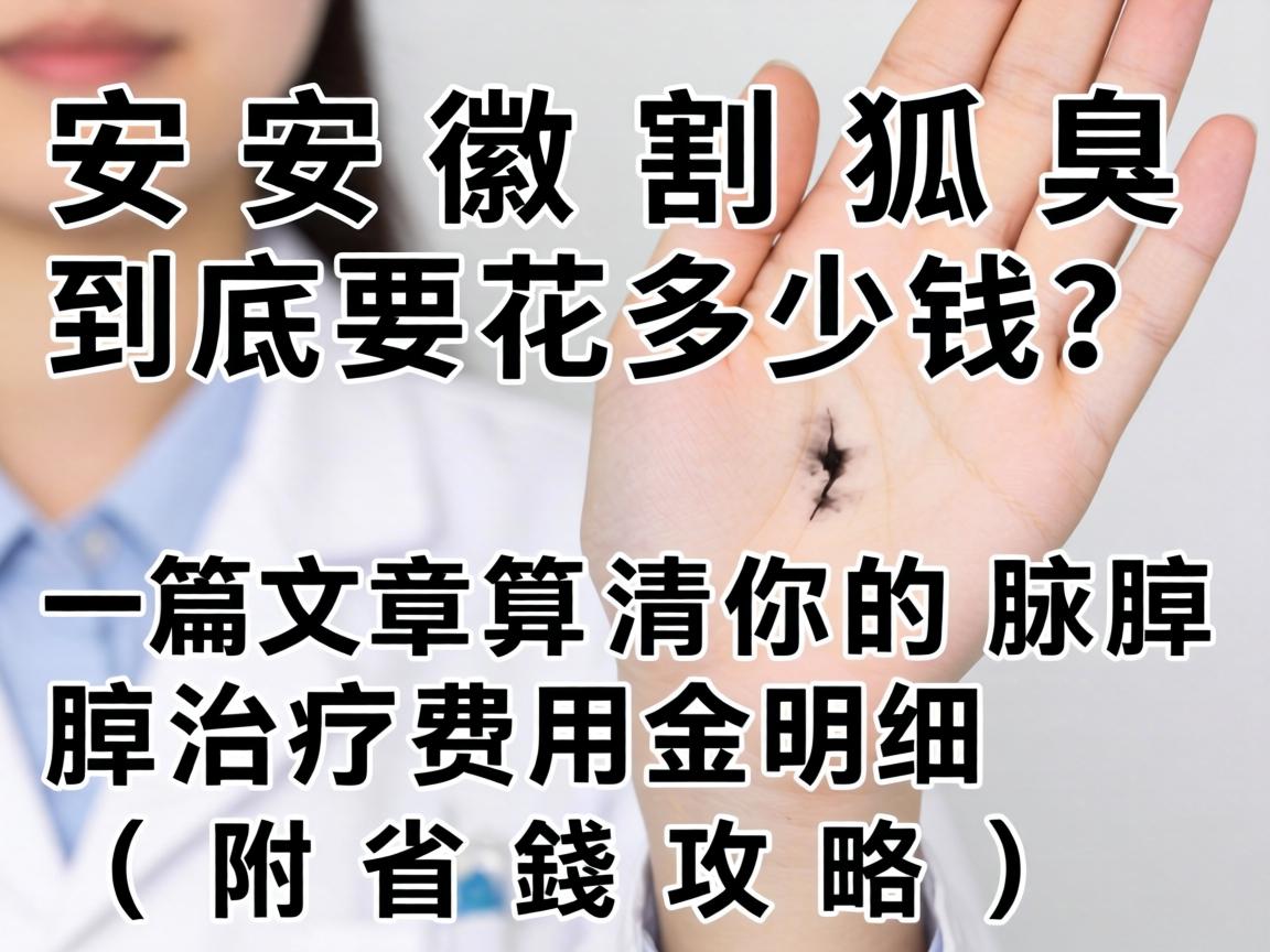 在安徽割狐臭到底要花多少钱？一篇文章算清你的腋臭治疗费用明细（附省钱攻略）