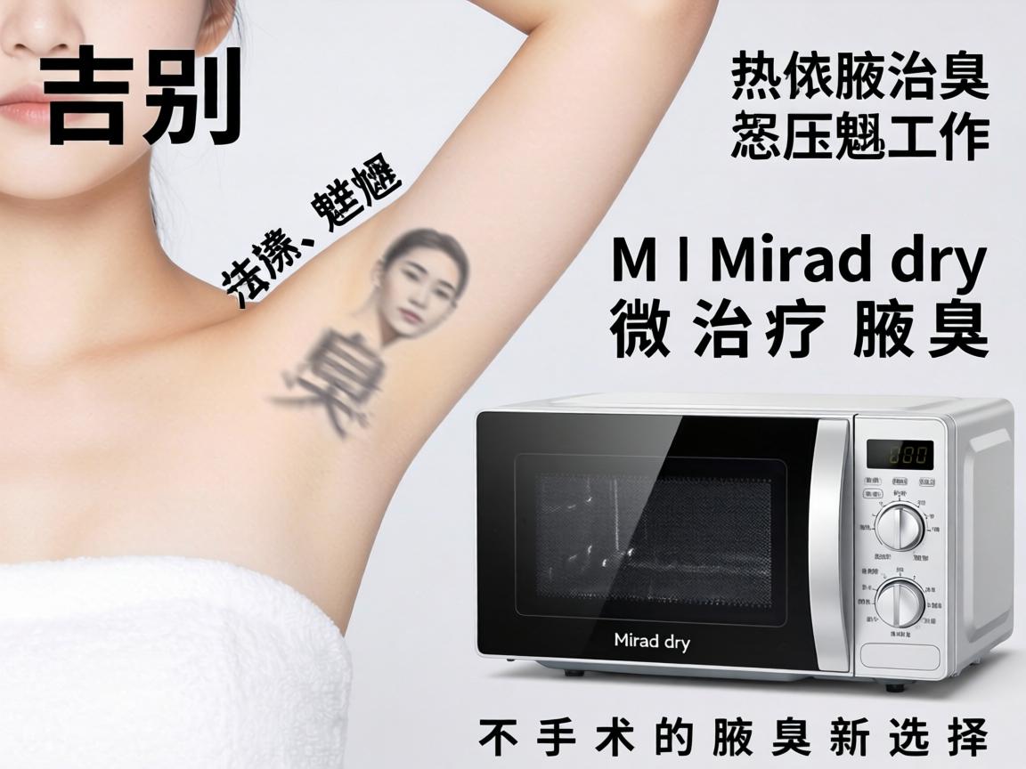 告别腋臭尴尬，Miradry微波治疗腋臭，不手术的腋臭新选择