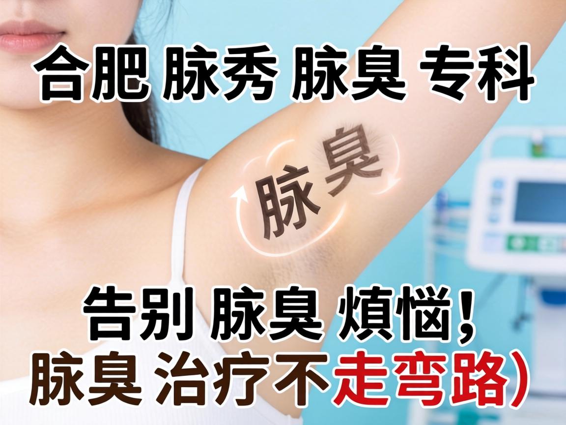 合肥腋秀腋臭专科，告别腋臭烦恼，腋臭治疗不走弯路（核心关键词，腋臭）