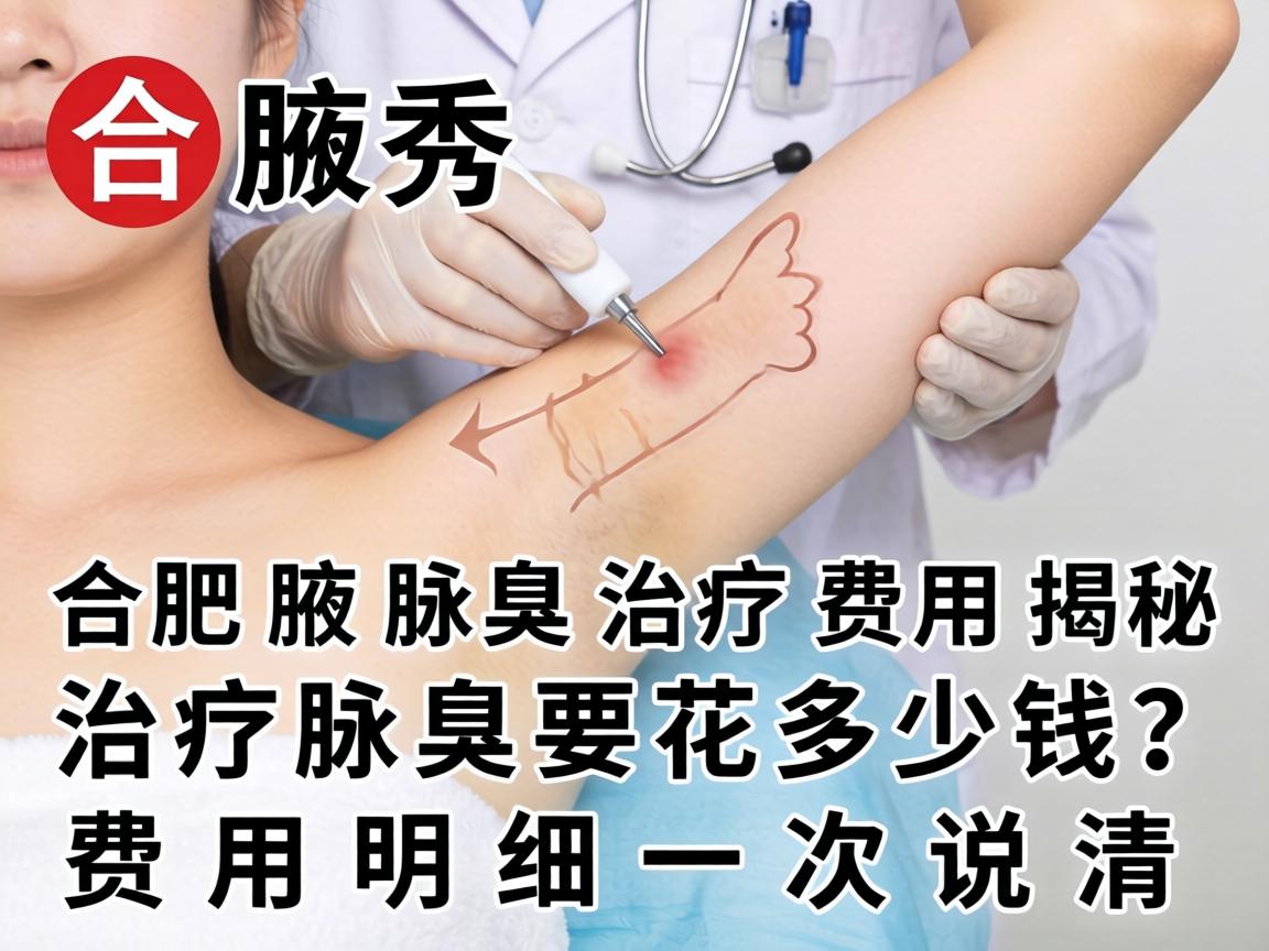 合肥腋秀腋臭治疗费用揭秘，治疗腋臭要花多少钱？费用明细一次说清