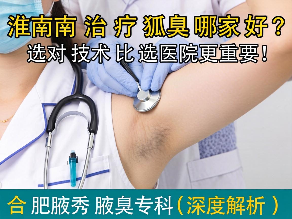 淮南治疗狐臭哪家好？选对技术比选医院更重要！合肥腋秀腋臭专科深度解析）