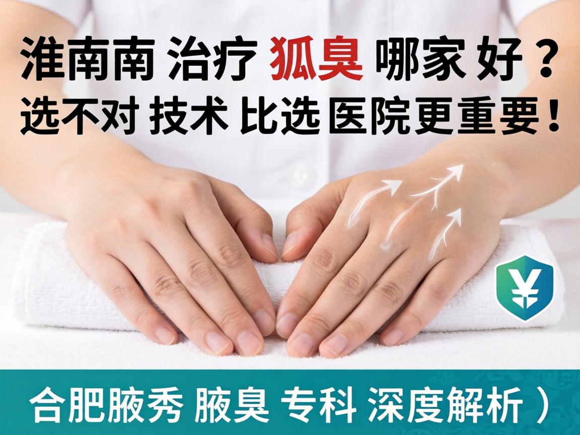 淮南治疗狐臭哪家好？选对技术比选医院更重要！合肥腋秀腋臭专科深度解析）