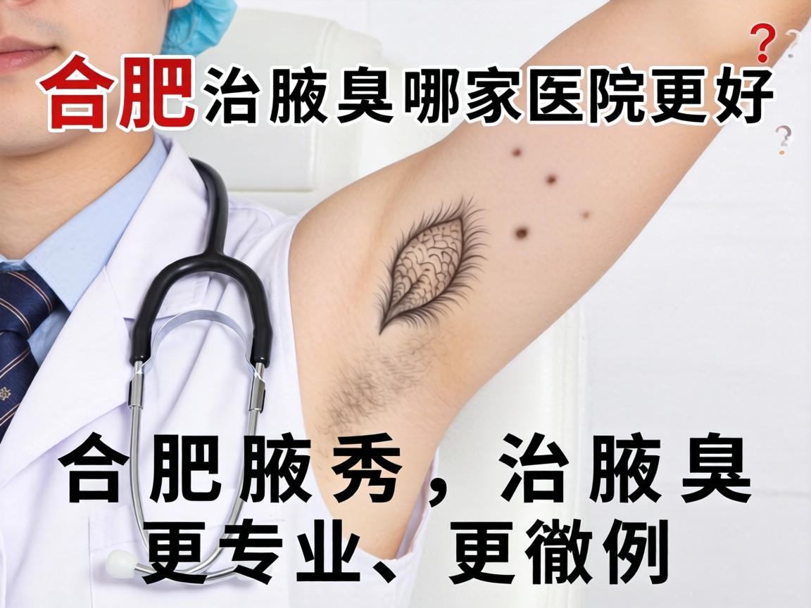 合肥治腋臭哪家医院更好？合肥腋秀，治腋臭更专业、更彻底