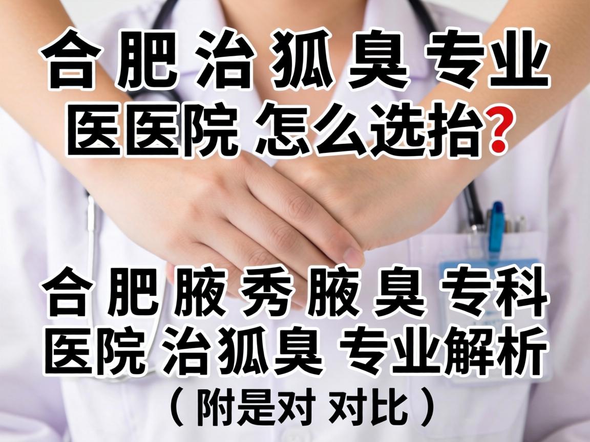 合肥治狐臭专业医院怎么选？合肥腋秀腋臭专科医院治狐臭专业解析（附对比）