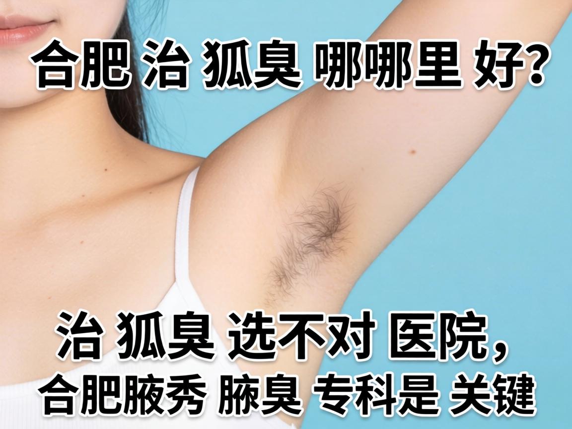 合肥治狐臭哪里好？治狐臭选对医院，合肥腋秀腋臭专科是关键