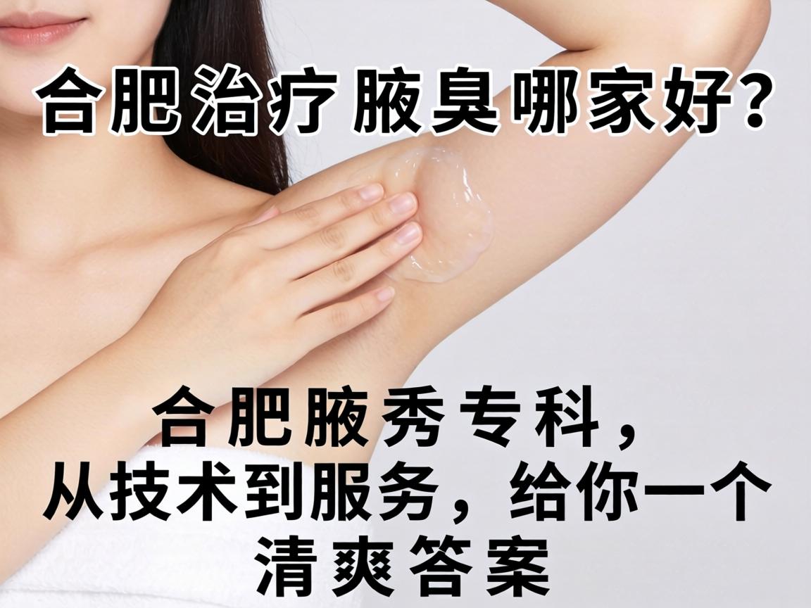 合肥治疗腋臭哪家好？合肥腋秀专科，从技术到服务，给你一个清爽答案