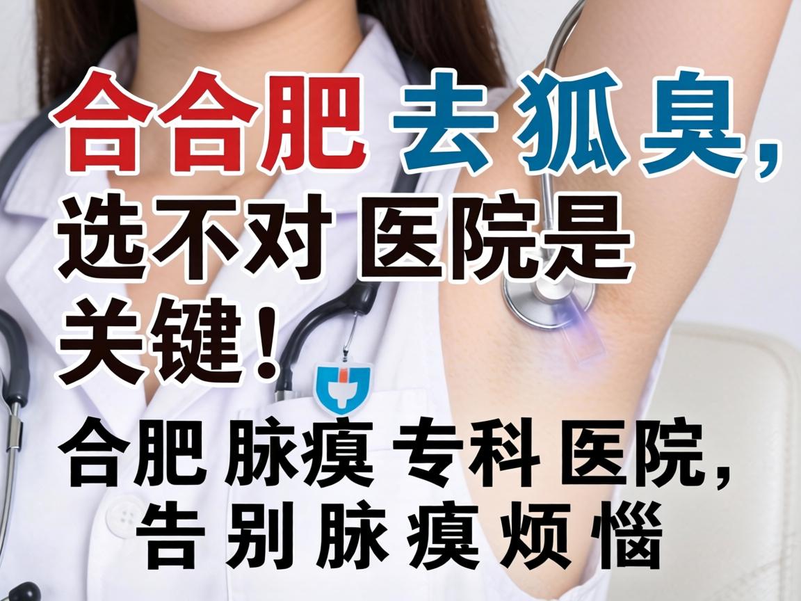合肥去狐臭，选对医院是关键！合肥腋臭专科医院，告别腋臭烦恼