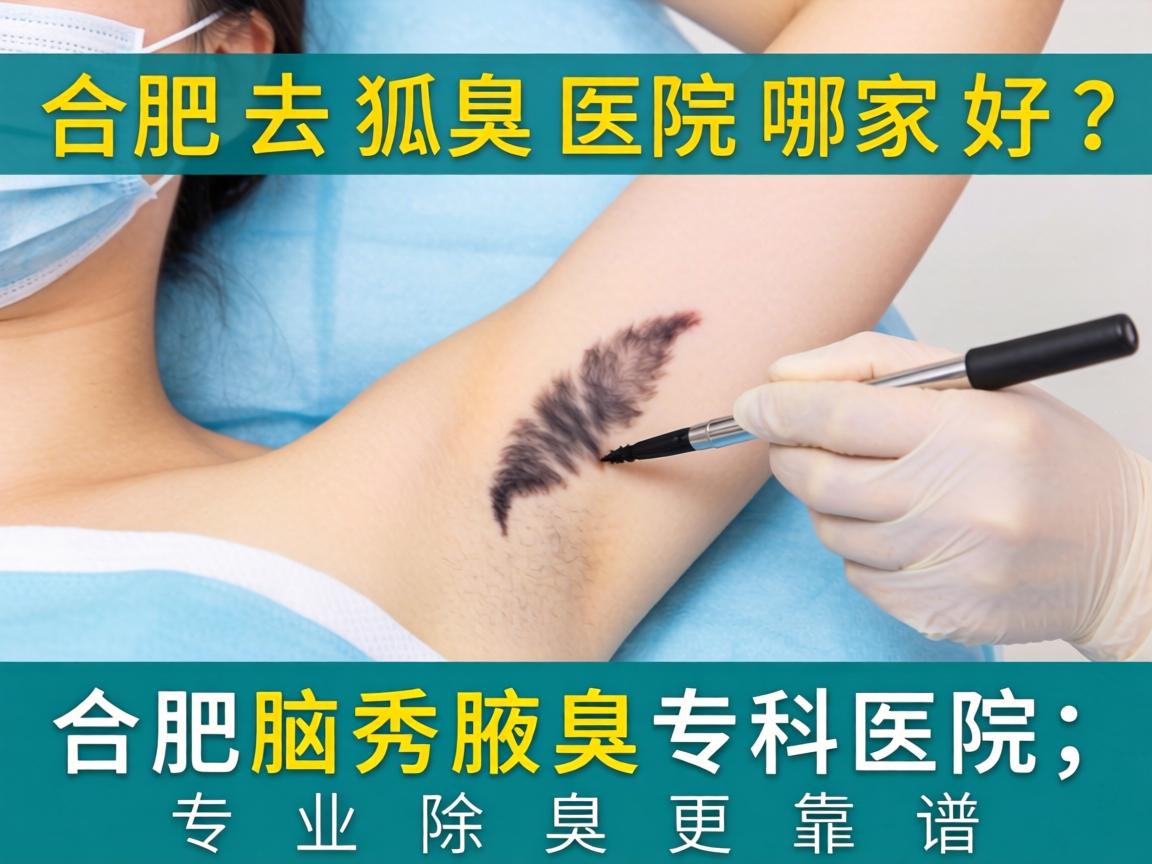 合肥去狐臭医院哪家好？合肥腋秀腋臭专科医院，专业除臭更靠谱