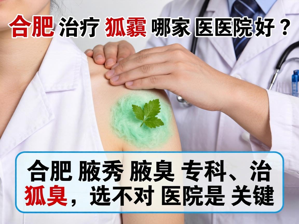 合肥治疗狐臭哪家医院好？合肥腋秀腋臭专科，治狐臭，选对医院是关键