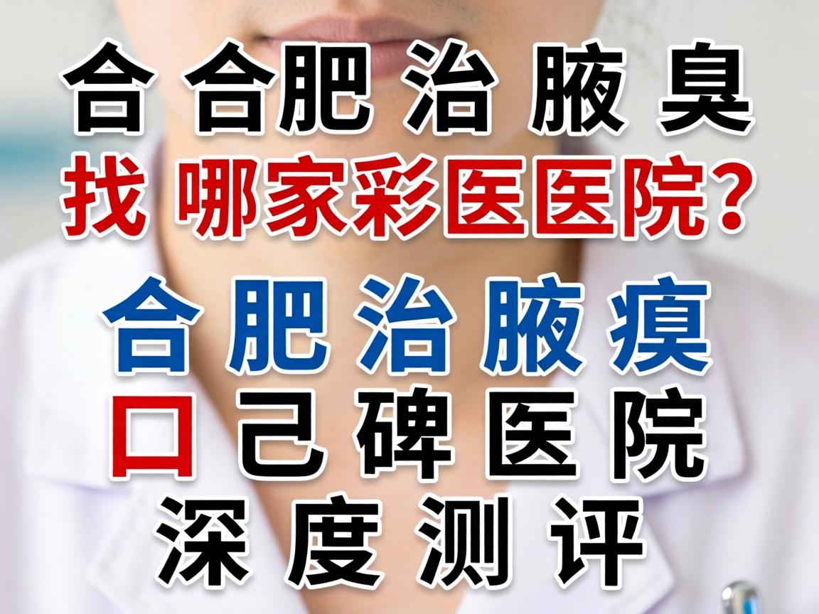 合肥治腋臭找哪家医院？合肥治腋臭口碑医院深度测评