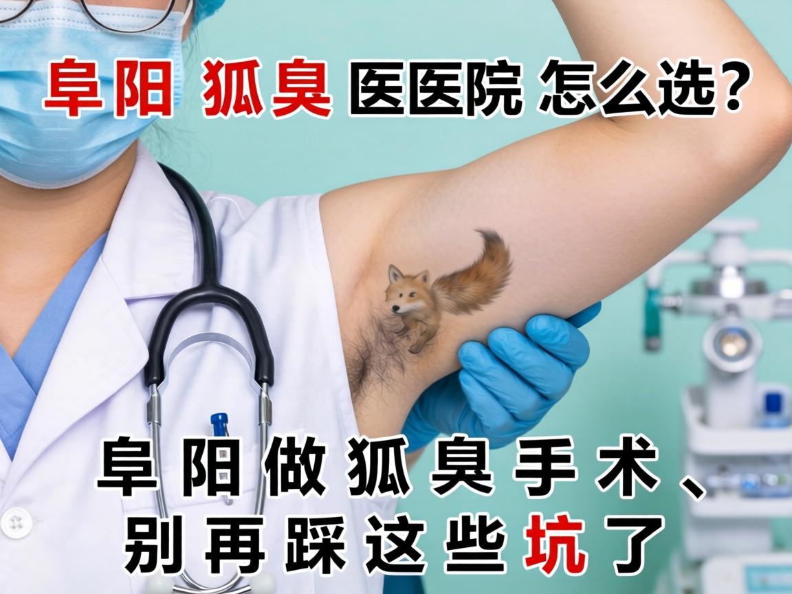 阜阳狐臭医院怎么选？阜阳做狐臭手术，别再踩这些坑了