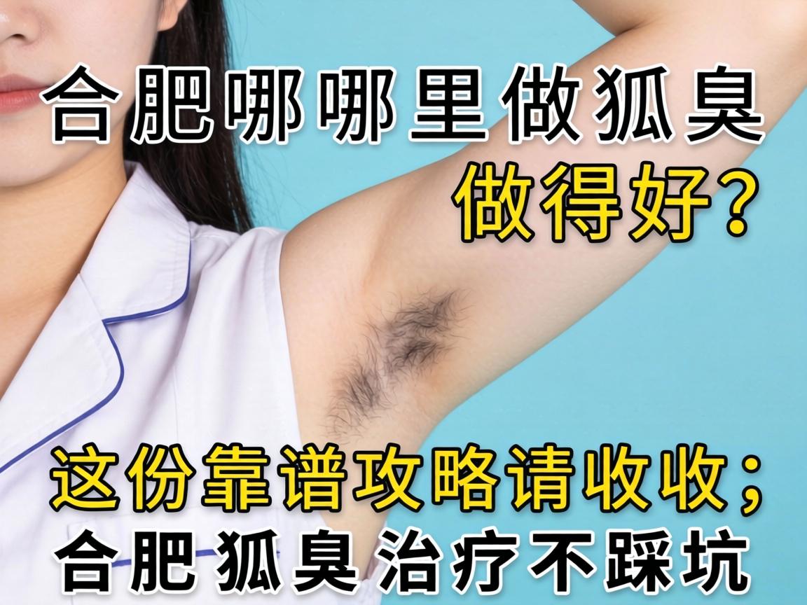 合肥哪里做狐臭做得好？这份靠谱攻略请收好，合肥狐臭治疗不踩坑