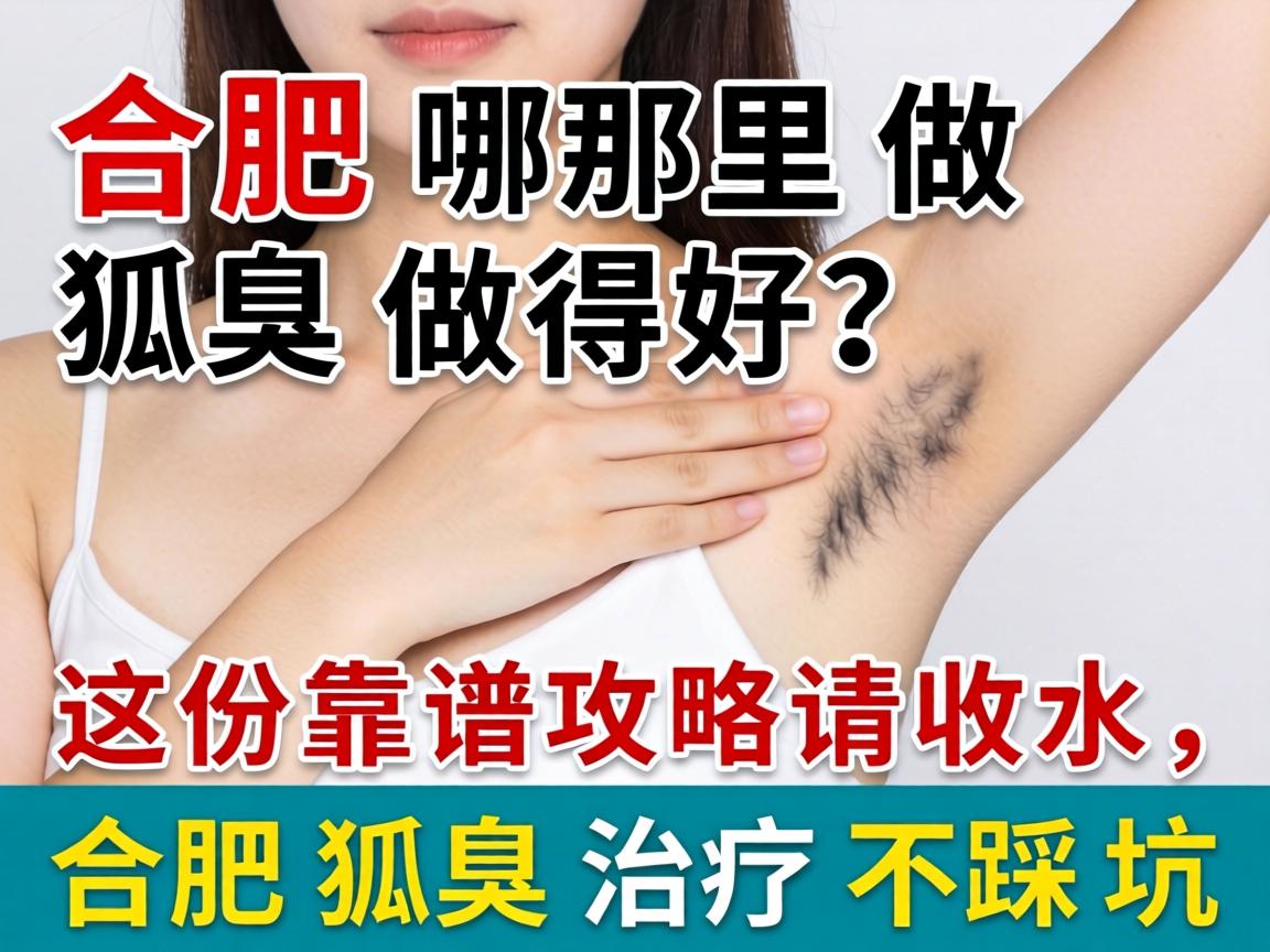 合肥哪里做狐臭做得好？这份靠谱攻略请收好，合肥狐臭治疗不踩坑