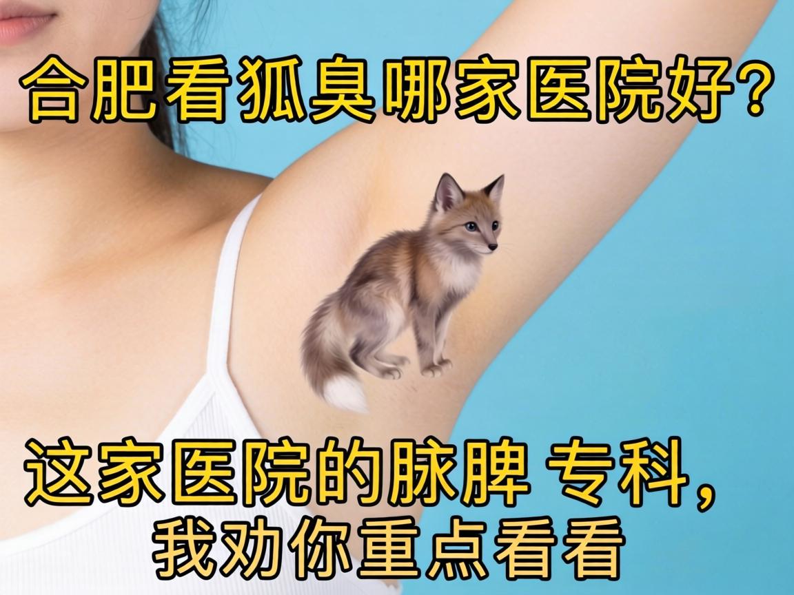 合肥看狐臭哪家医院好？这家医院的腋臭专科，我劝你重点看看