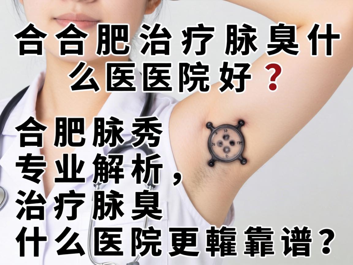 合肥治疗腋臭什么医院好？合肥腋秀专业解析，治疗腋臭什么医院更靠谱？