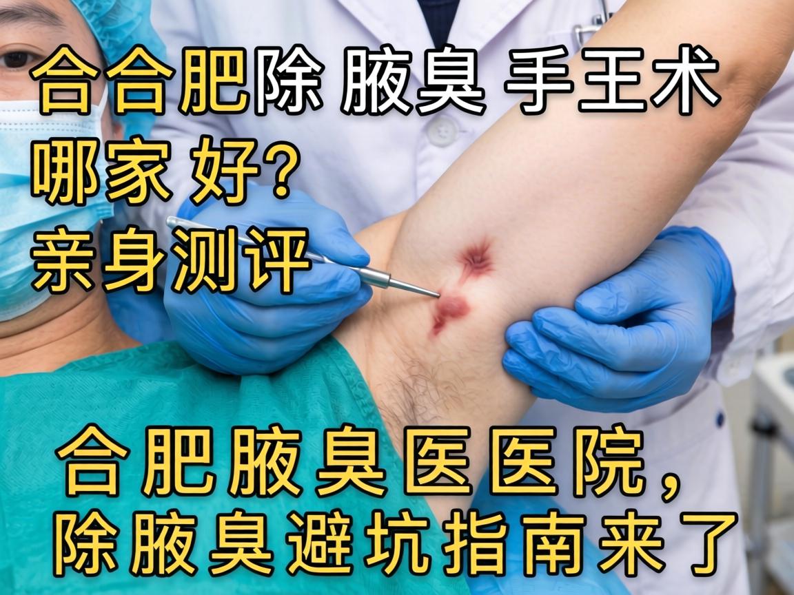 合肥除腋臭手术哪家好？亲身测评合肥腋臭医院，除腋臭避坑指南来了