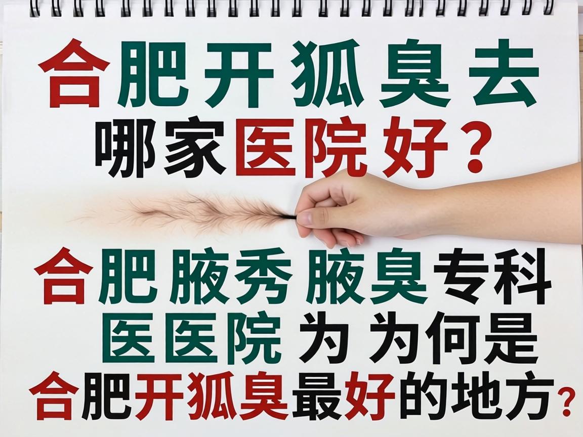 合肥开狐臭去哪家医院好？合肥腋秀腋臭专科医院为何是合肥开狐臭最好的地方？