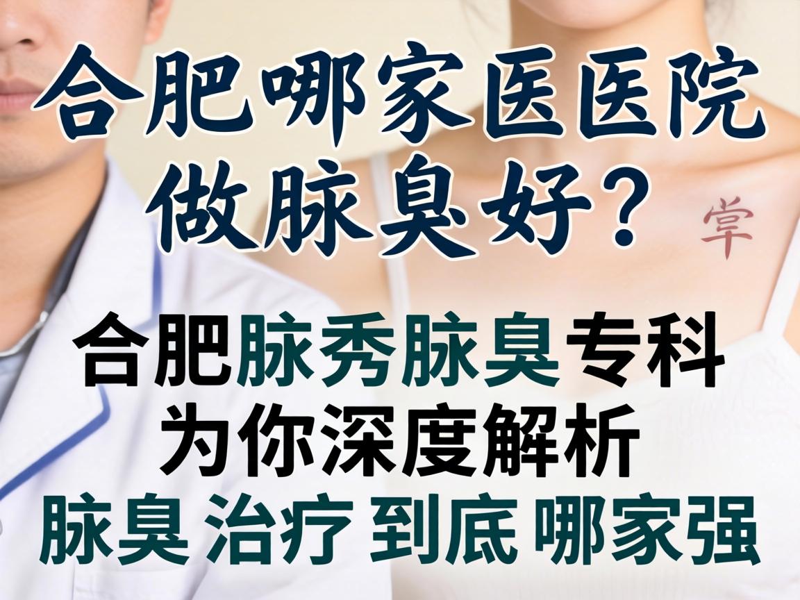 合肥哪家医院做腋臭好？合肥腋秀腋臭专科为你深度解析腋臭治疗到底哪家强